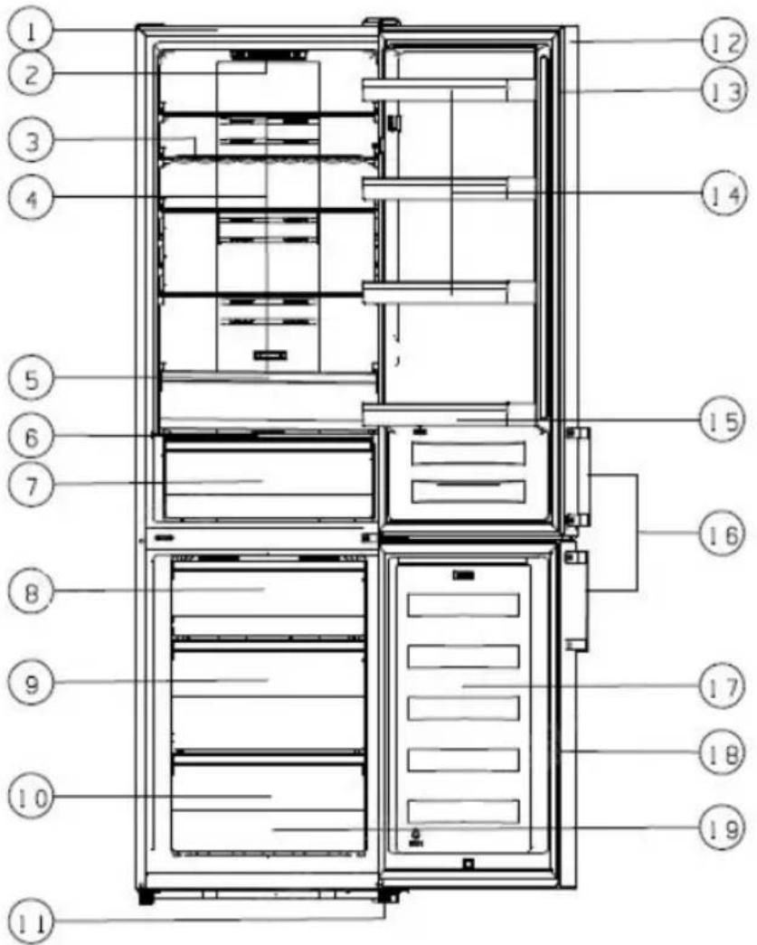 HISENSE RB440N4WWE - Veeautomaadita seadme vaade - 1