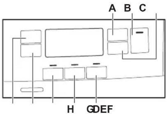 A B C H GDEF