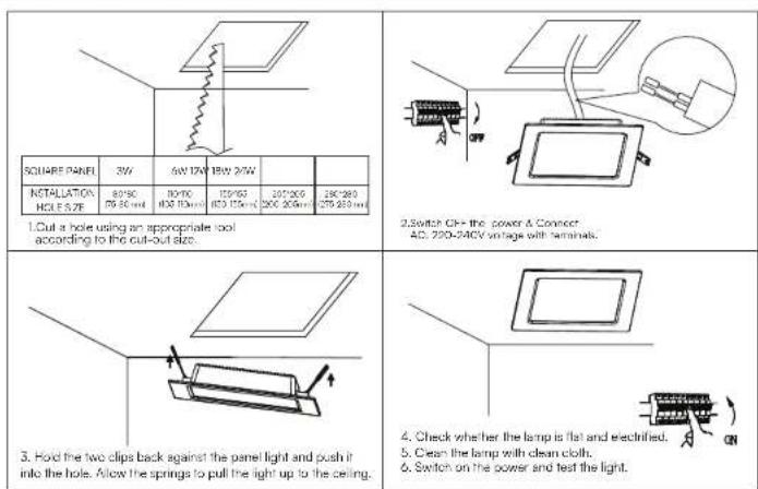 V-TAC VT-61012 - MOUNTING - 6