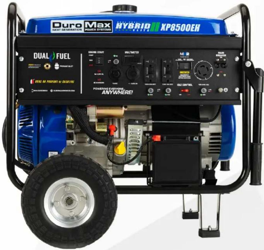 Duro Max NEXT GENERATION POWER SYSTEMS HYBRID XP8500EH DUAL FUEL POWER SOLT DUS 64 PROpane 61 GABRIE POWERING EVERYONE ANYWHERE! ENGINE START MANTIMETER M2 MAIN BREAKER IDE CONTROL 100 VACUO 100A OFF ON ON ON ON ON ON ON ON ON ON ON ON ON ON ON ON ON ON ON ON ON ON ON ON ON ON ON ON ON ON ON ON ON ON ON ON ON ON ON ON ON ON ON ON ON ON ON ON ON ON On