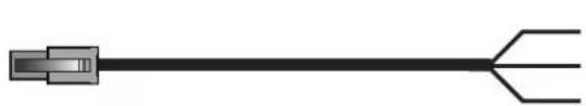 Pure electrical circuit lines without any symbols