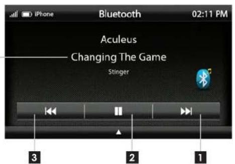 iPhone Bluetooth 02:11 PM Aculeus Changing The Game Stinger 3 2 1