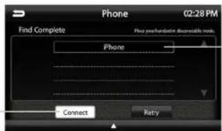 Phone 02:28 PM Find Complete File your.harden portable node. Phone Connect Retry