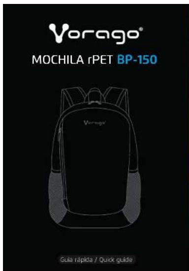 Vorago® MOCHILA rPET BP-150 Guía rápida / Quick guide
