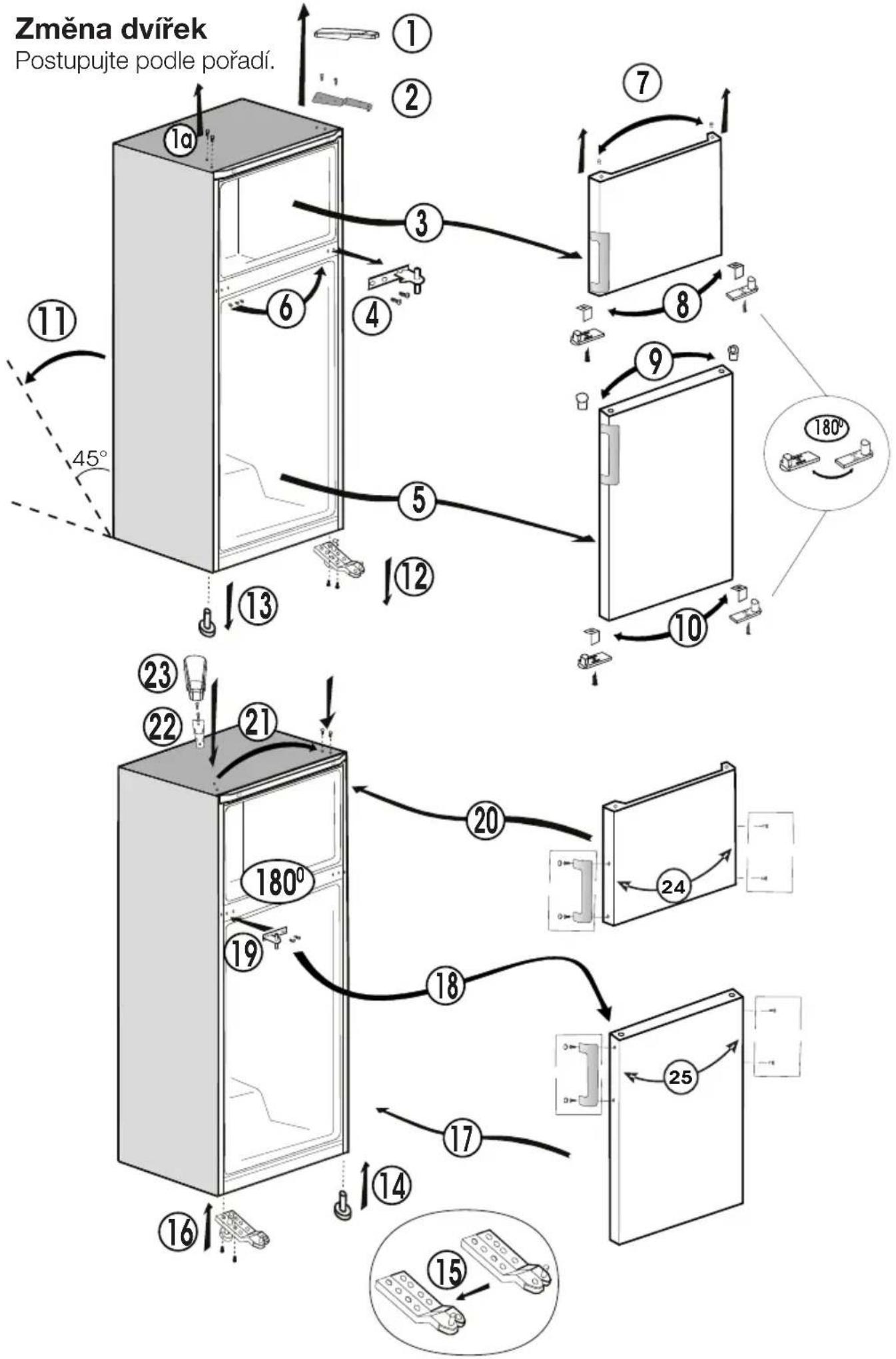 BEKO RDSA180K31WN - Výměna vnitřní žárovky - 1