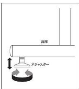 Yamazen CGD-1055 - アジャスターについて - 2