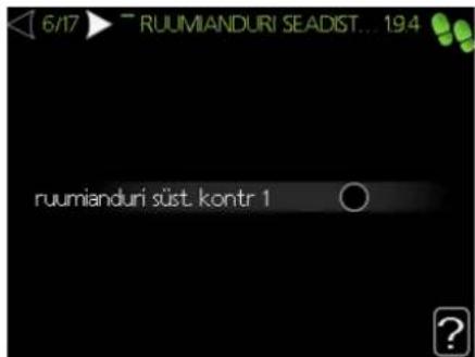 6/17 RUUMIANDURI SEADIST... 19.4 ruumianduri süst. kontr 1 ○ ?