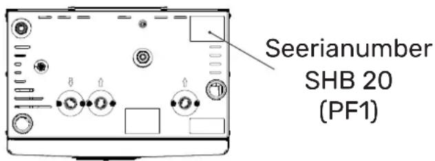 Seerianumber SHB 20 (PF1)