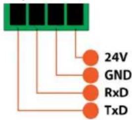 24V GND RxD TxD