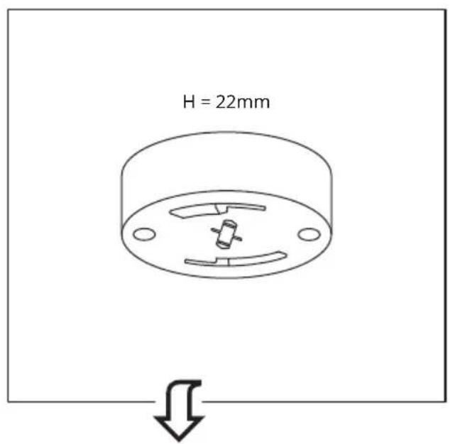 H = 22mm