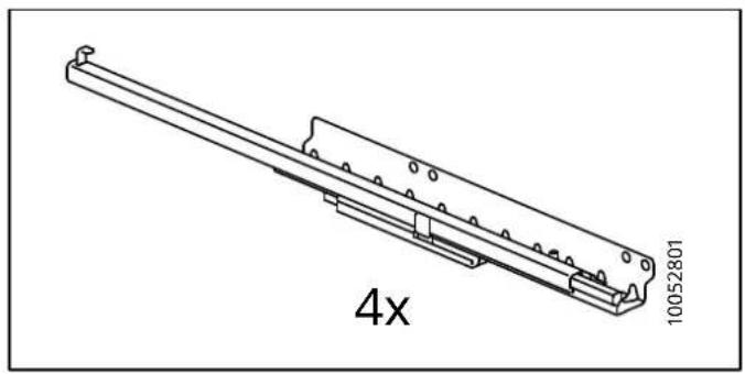 Technical line drawing of a mechanical component with labeled dimension (4x), no readable text or symbols beyond the label