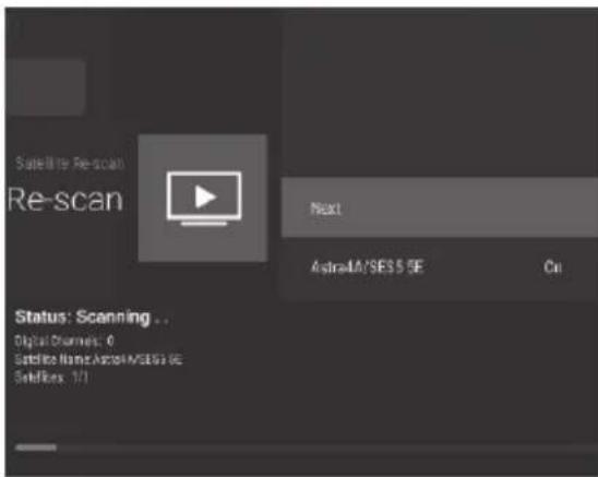 HAIER LE43G600UG - Satellite Re-Scan - 1