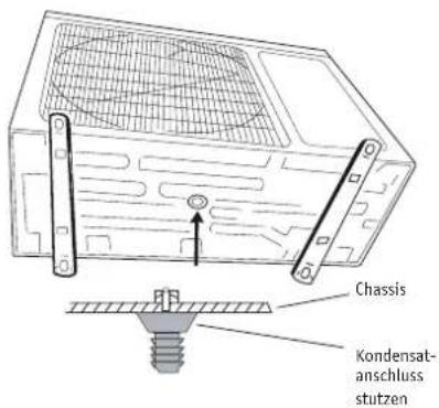 Chassis Kondensat- anschluss stutzen