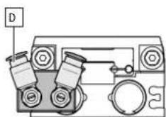 Festo DADG-AK-G8-6-40 - Use of one-way flow control valves GRLA on the air connection threads [B] - 2