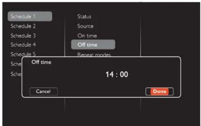 PHILIPS Q-Line BDL5535QL - Scheduling - 5