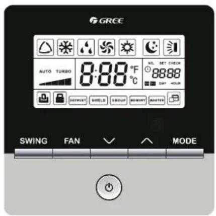 GREE GMV-N560U-1 - ■ Die Komponenten des Displays - 2