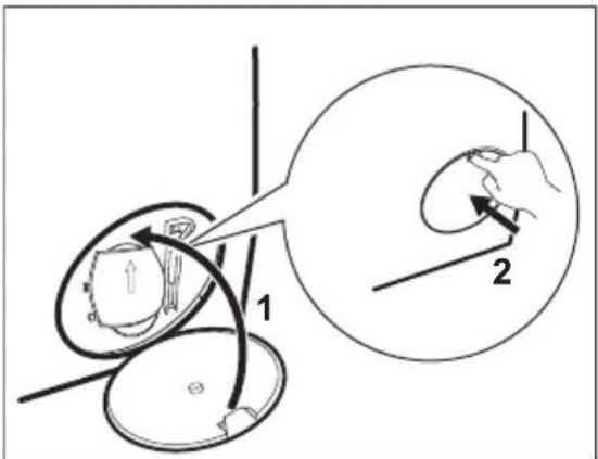 AEG LFR73944SVE - Lai iztīrītu sūkņa filtru, rīkojieties, kā norādīts turpmāk sniegtajās diagrammās. - 8