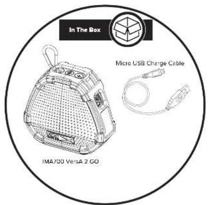 In The Box Micro USB Charge Cable IMA/00 VersA 2 GO