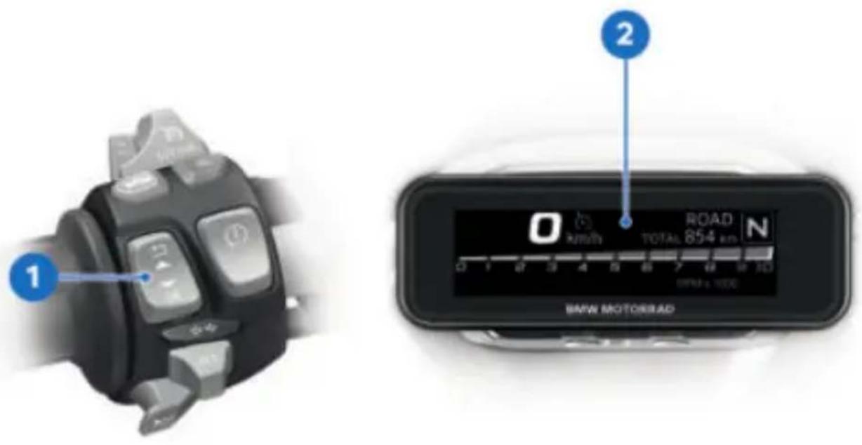 1 2 0 RIVN ROAD N TOTAL 854 km 0 1 2 3 4 5 6 7 8 9 10 SPEED 1000 BMW MOTORBAD