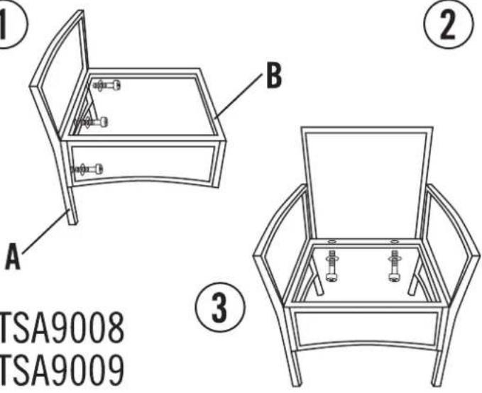I A B ① ② TSA9008 TSA9009 ③