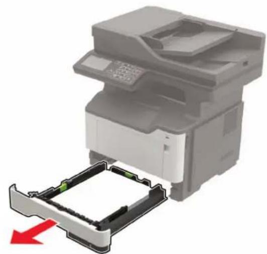 LEXMARK MX421 - Paberiummistus standardses väljundsalves - 4