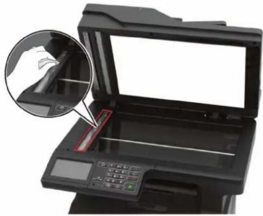 LEXMARK MX421 - Puuteekraani puhastamine - 3