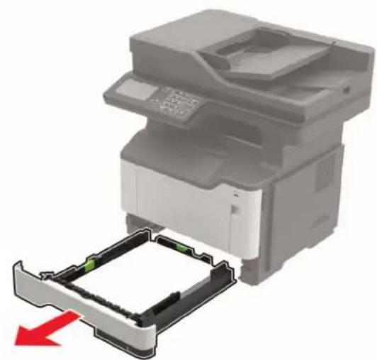 LEXMARK MX421 - Paberiummistus standardses väljundsalves - 2