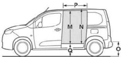 CITROEN Berlingo Van (2025) - Mõõtmed (mm) - 9
