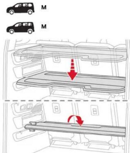 CITROEN Berlingo Van (2025) - Kaheasendiline pagasikatteriiul (eemaldatav) - 1