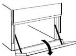 HOTPOINT H6GMH6AF C PL - Ahju alumises osas asuv panipaik - 1
