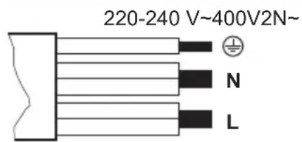 220-240 V~400V2N~ N L