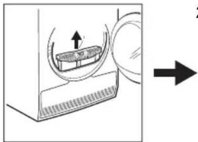ELECTROLUX EW7D395UCE - Curățarea filtrului - 1