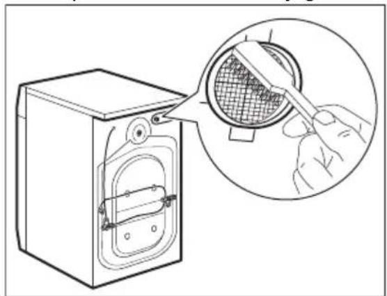 ELECTROLUX EW7F3614SUE - Sissevõtuvooliku ja klapi filtri puhastamine - 3