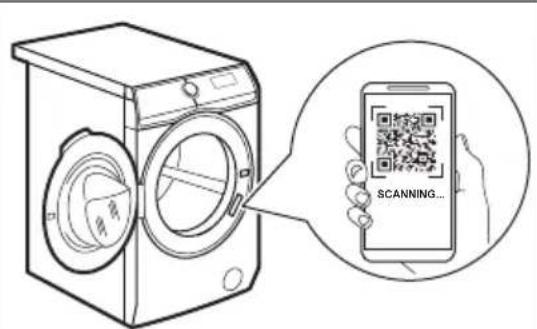 ELECTROLUX SteamCare 700 EW7F3492FQE - QR-kood nimiplaadil - 1