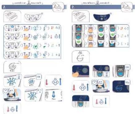 Illustrated food preparation guide showing steps to prepare, prepare, and prepare with icons for meal, nutrition, and kitchen.
