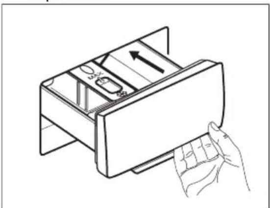 ELECTROLUX EWS6327DE - Чистење на дозерот за детергент - 4