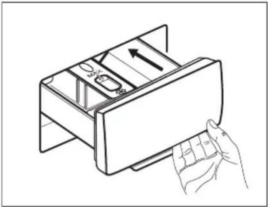ELECTROLUX EWS6227CE - Curățarea dozatorului de detergent. - 4
