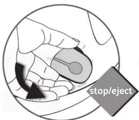 stop/eject