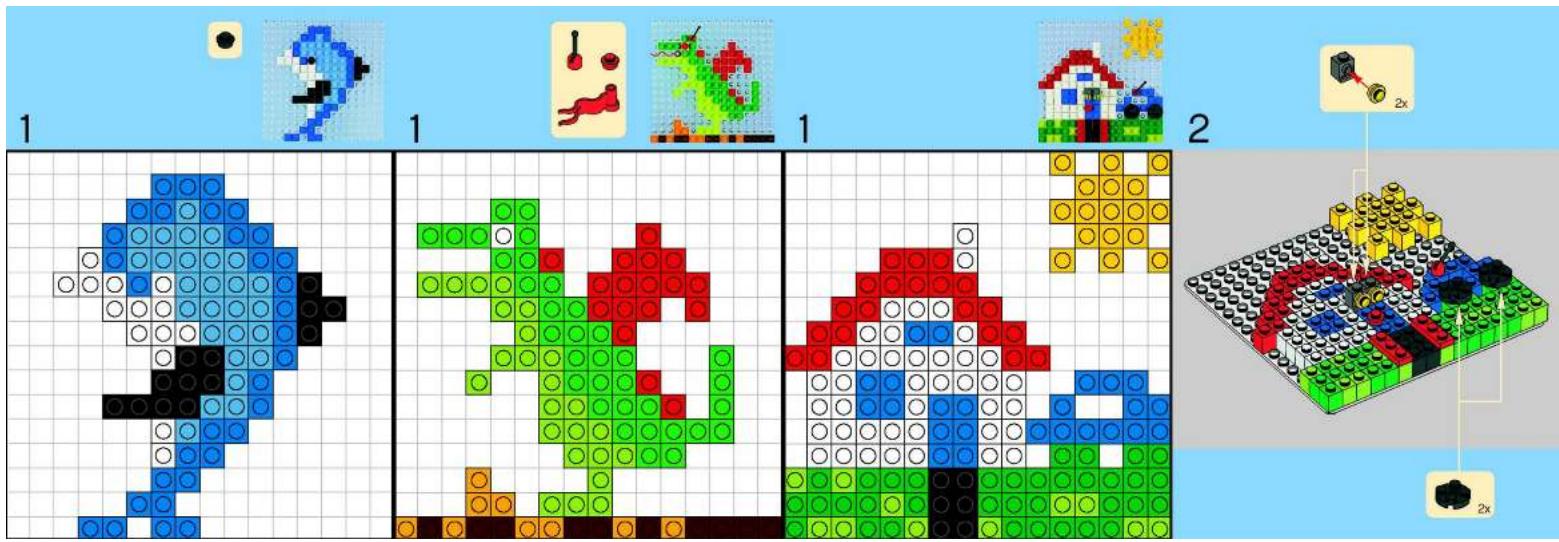 LEGO Building fun with LEGO® Mosaics - 1