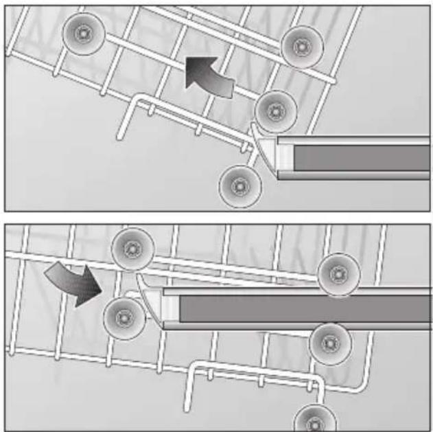 SIEMENS SE 25M250 - Top basket with upper and lower roller pairs - 1