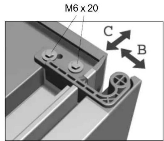 M6 x 20 C B
