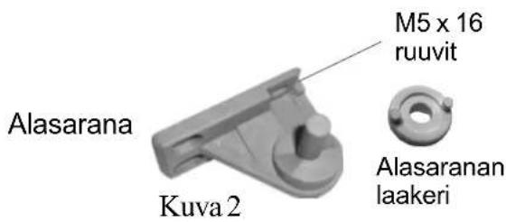 Alasarana Kuva 2 M5 x 16 ruuvit Alasaranan laakeri