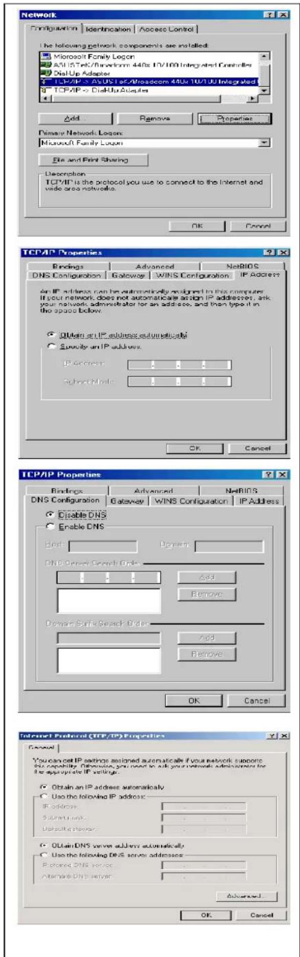 TeleWell TW-EV901 - Tietokoneen konfigurointi Windows 2000 - käyttöjärjestelmässä - 1