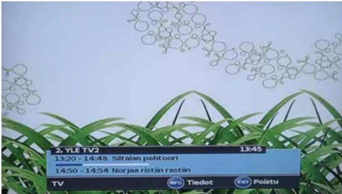 2. YLE TV2 13:45 13:20 - 14:48: Siltalan pehtoori 14:50 - 14:54: Norjaa ristin rastiin TV Tledot Ext Poistu