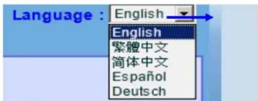 Language : English English 繁體中文 简体中文 Español Deutsch