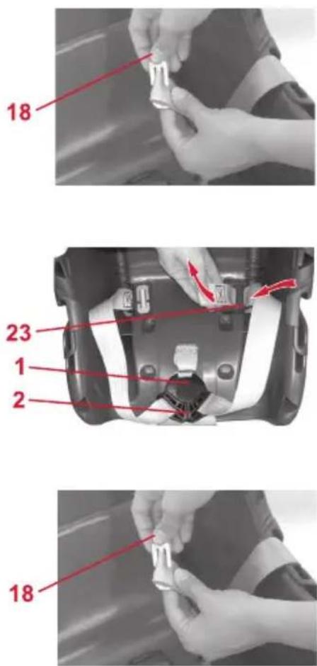 BRITAX BABY-SAFE plus - Vöiden irrottaminen - 2