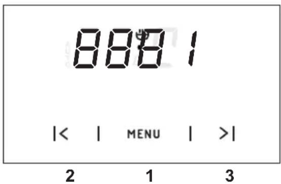 8881 |< | MENU | >| 2 1 3