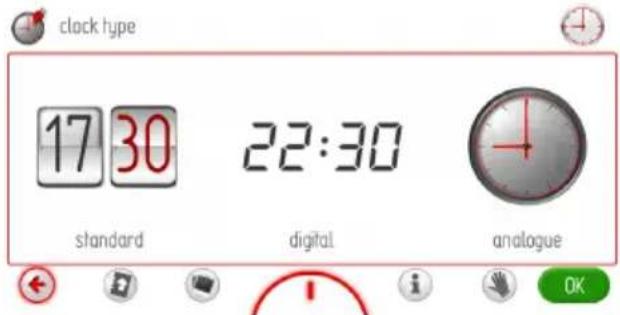 clock type 17 30 22:30 standard digital analogue