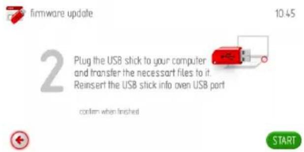 GRAM IOP 12699-92 X - Päävalikko \ Firmware update - 4