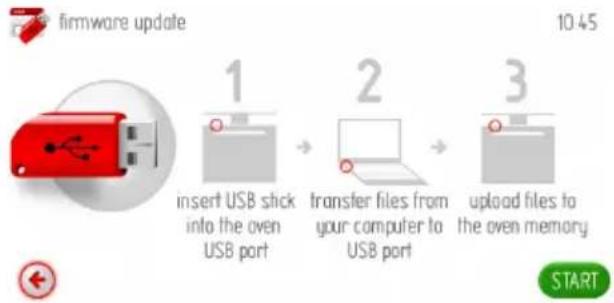 GRAM IOP 12699-92 X - Päävalikko \ Firmware update - 1